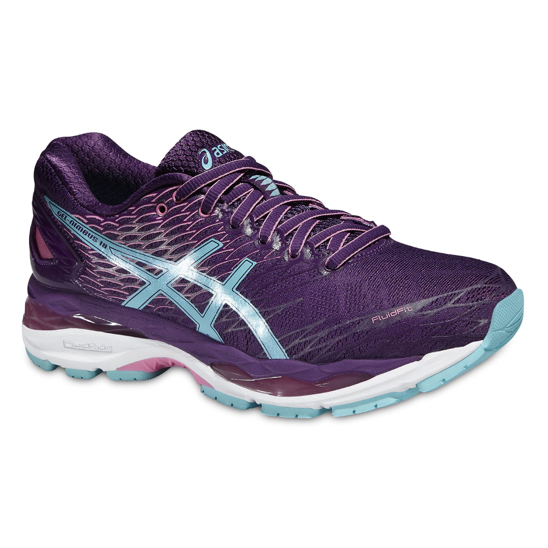 asics nimbus 18 mujer Gris