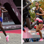 Kosgei y Kipchoge con las Nike ZoomX Vaporfly Next%