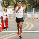 El maratonista peruano Christian Pacheco